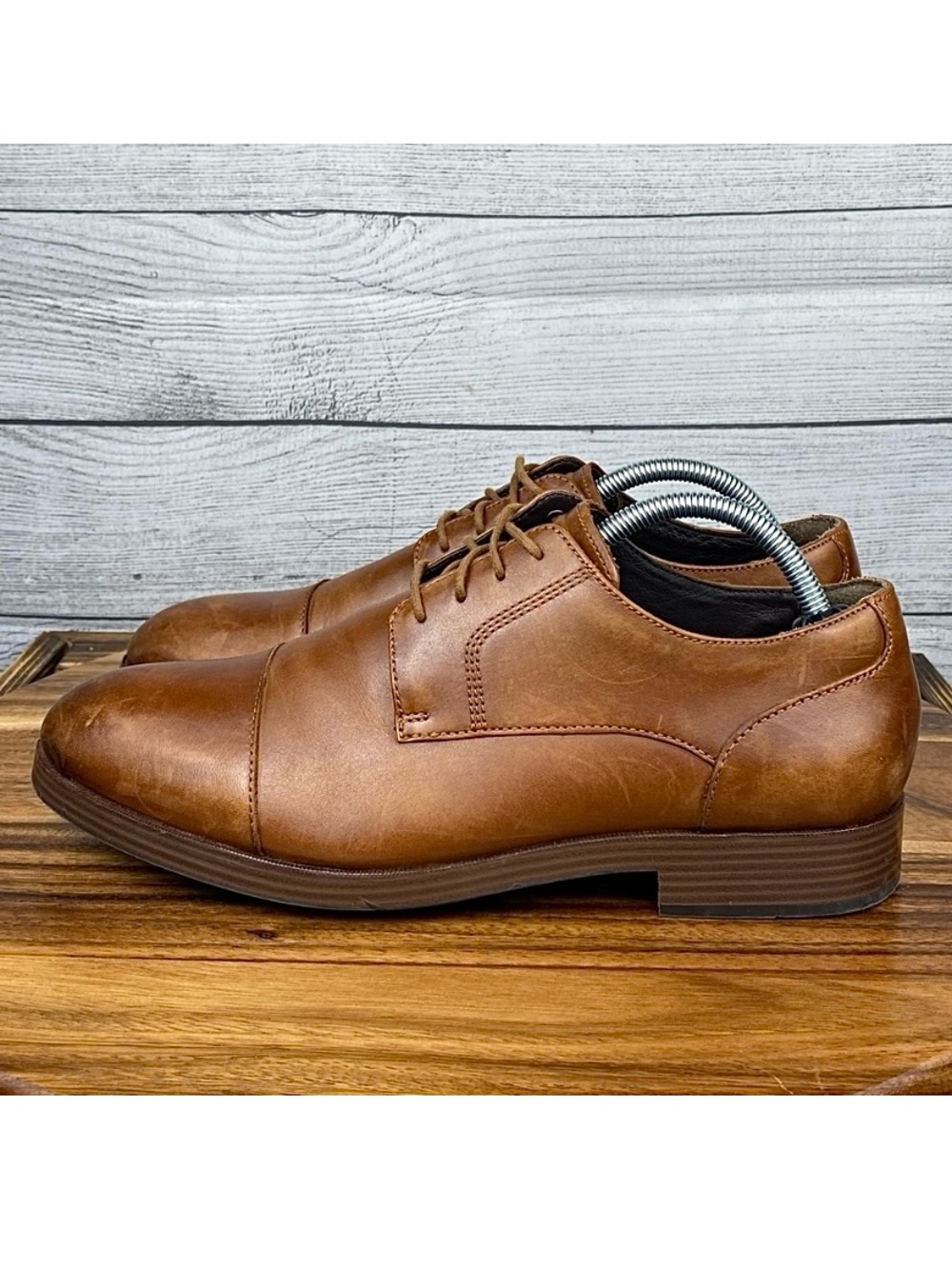 Cole Haan Men’s Modern Essentials Cap Oxford Shoe British Tan C24519 Size 9